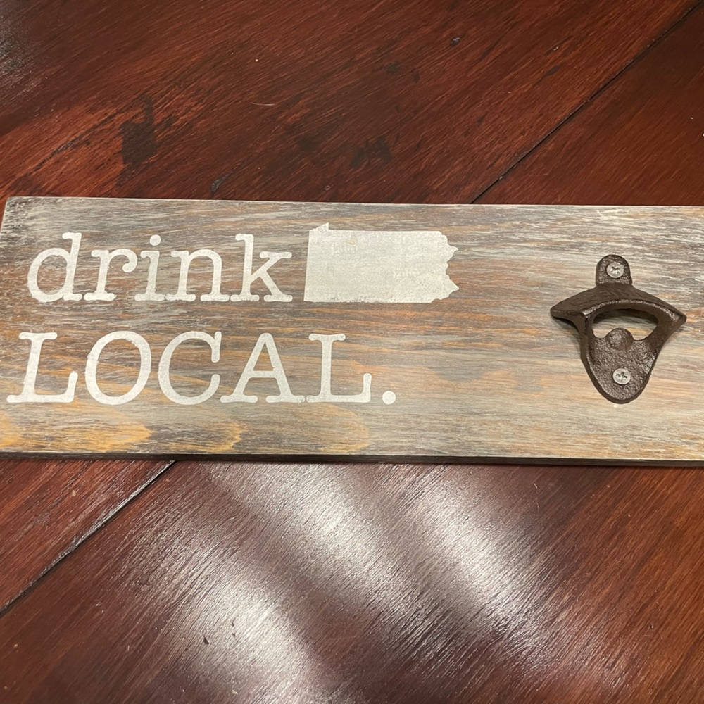 Pennsylvania bottle opener wall hanging